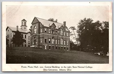 Athens OH~Ohio University Normal College~Campus Music Hall~Central Bldg~c1905 PC • $11