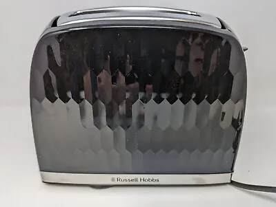 £17.09 • Buy Russell Hobbs Honeycomb 2 Slice Toaster - Black (26061) - Excellent Condition