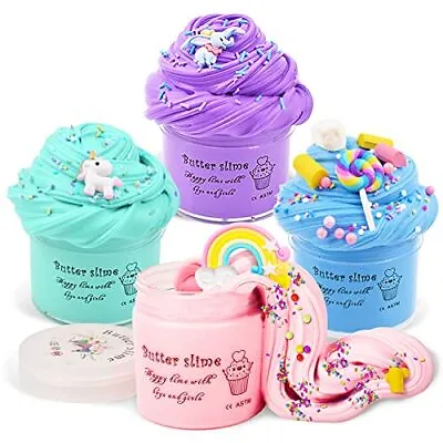 Toys Gifts For 6 7 8 9 10 Year Old Girls Kids Fluffy Slime Kits Toy For Girl 5 • £16.47