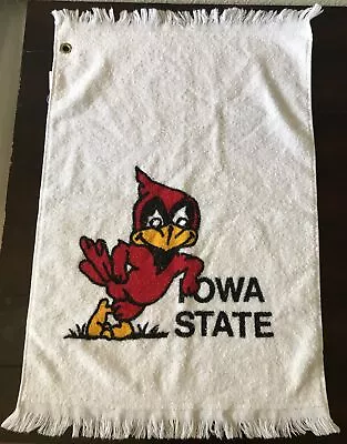 Golf Towel - Iowa State Cyclones - Vintage - Made In USA • $49