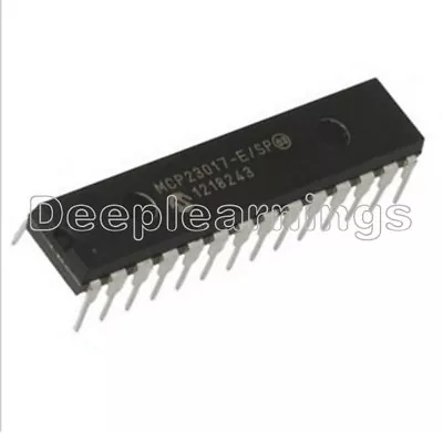 10 Pcs NEW MCP23017 MCP23017-E/SP DIP-28 16 Bit I / O Expander I2C • $29.85