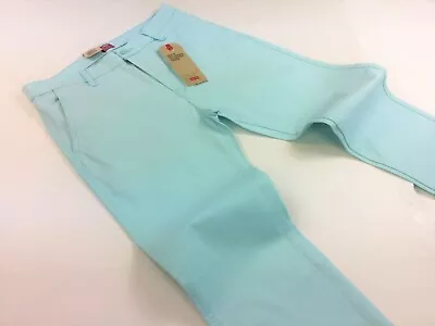 Levi's Levis Men XX Chino Tapered Pants Jeans Mint Blue Unique Color 512 513 501 • $39.99