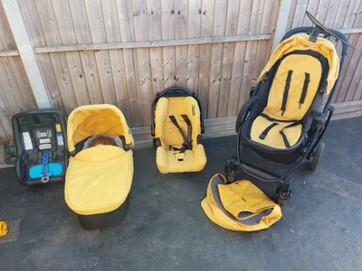 £100 • Buy Graco Evo Travel System Yellow