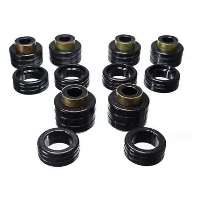 Energy Suspension 3.4123G; Body Mount Bushings Black For 1988-2001 GM Truck • $96.78