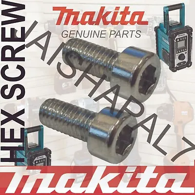 2 X Makita Site Radio's BMR & DMR Radio HANDLE TO BODY Fixing Hex Screw • £4.99