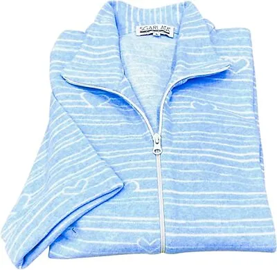 Dressing Gown Women's Fabric Point Milan Plush With Zip Art. Laura • £37.97