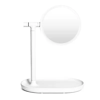 5in Lighted Makeup Mirror 1X/3X Magnifying Swivel Vanity Mirror LED Night Light • $8.90