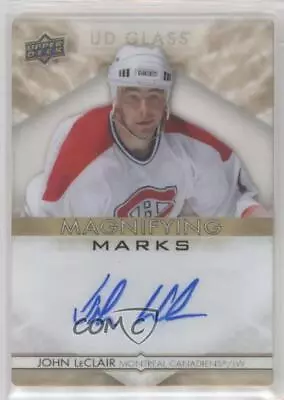 2021-22 Upper Deck Ovation UD Glass Magnifying Marks Gold /15 John LeClair Auto • $40.79