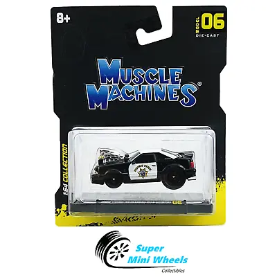 Maisto 1:64 Muscle Machines - 1993 Ford Mustang SVT Cobra Highway Patrol • $5.99