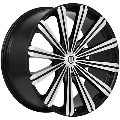 Borghini B18 18x7.5 5x108/5x4.5  +38mm Black/Machined Wheel Rim 18  Inch • $154.99