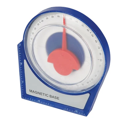 £6.39 • Buy Magnetic 100mm Inclinometer Scaffolding Roofing Angle Finder Level Gauge 250471