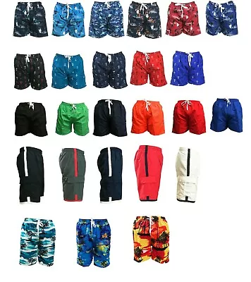 Mens Board Surf Swimming Trunks Shorts Swim W/ Drawstring Mesh Lining M/L-XL/XXL • $8.45