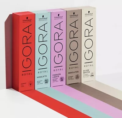 Schwarzkopf Professional Igora Royal Permanent Colour Dye Tint | CHOOSE COLOUR • $24.90