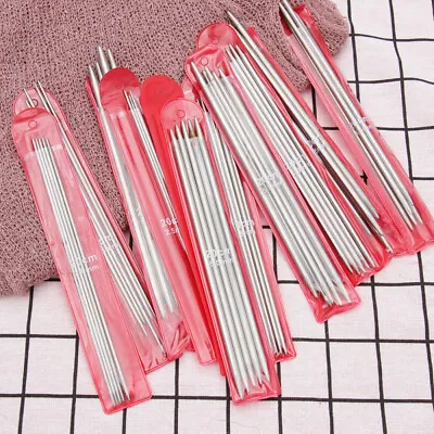  11 Sets Double Pointed Knitting Needles Straight Crochet Sweater Staight Suite • £10.87