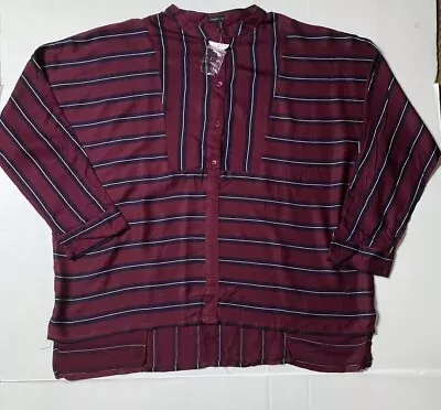 $65.81 • Buy Brand New- Oysho 1/2 Button Front Longsleeved Blouse Womens (Size L)