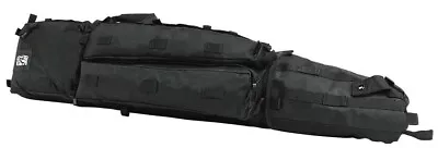 VISM Double Rifle Drag Bag 45  Rifle Range Case Shooting Hunting Tactical BLK- • $103.90