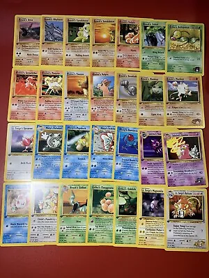 $2 • Buy Pokémon Gym Heroes Set 1st Edition - 2000 Vintage WoTC - Choose Your Cards NM/LP