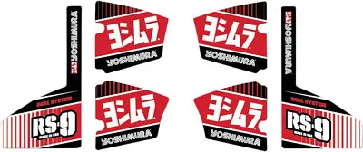 Yoshimura RS9 Muffler Decal Set | RS9-NB004 • $27.63