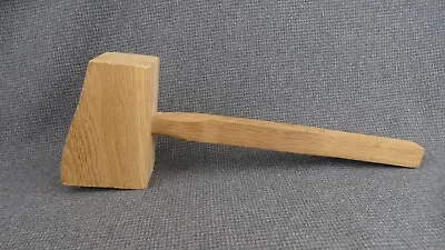 £13.15 • Buy Hand Made Wood Carver Carpenter Mallet Maul Hammer Wooden Primitive