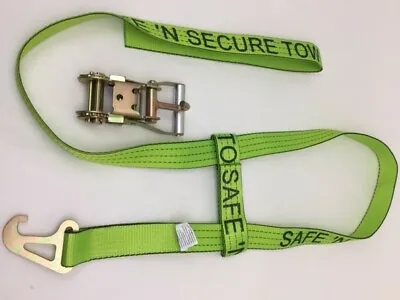 Hi-VIZ TECNIC Wheel Lift Strap Finger Hook Ratchet Jerr-Dan MPL Element Basket • $36.97