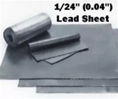 Lead Sheeting 1/24 X2'x4' X-ray Insulation Soundproofing Roof Flashing  • $79.70