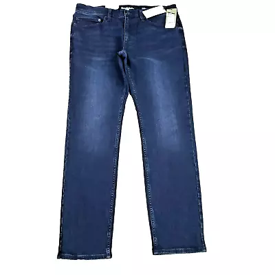 Goodfellow & Co Skinny Fit Jeans Mens 36x32 Dark Blue Total Flex Wynn • $14