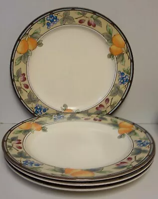 Mikasa    GARDEN HARVEST  Salad Plates   SOLD IN SETS OF FOUR   More Items Here • $45.95