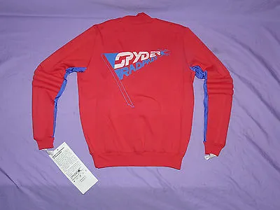 SPYDER RAD PADS Vintage New Old Stock PADDED SKI RACING SWEATER NOS 1989 NorAm S • $139