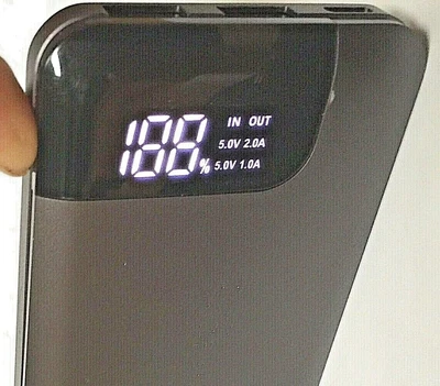 $12 • Buy Power Bank Type C Swiss Peak Charging Dark Grey Universal Dual USB Used Working 