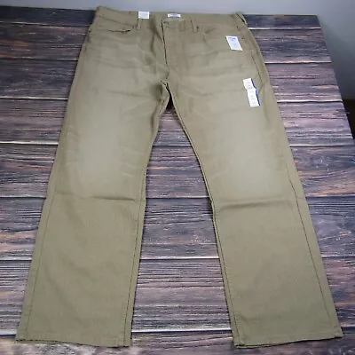 Denizen Levi's NEW NWT Mens 42x30 Light Beige 285 Relaxed Fit Jeans • $19.99