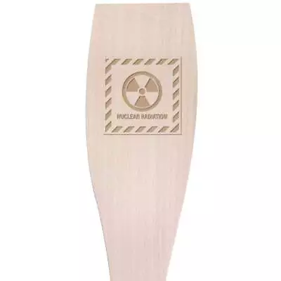 Large 'Nuclear Radiation' Wooden Cooking Spatula (SA00019906) • £5.99