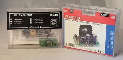 2x Velleman-kit 7W Amplifier Kits K4001 For Audio / HiFi - Open Box  • $14