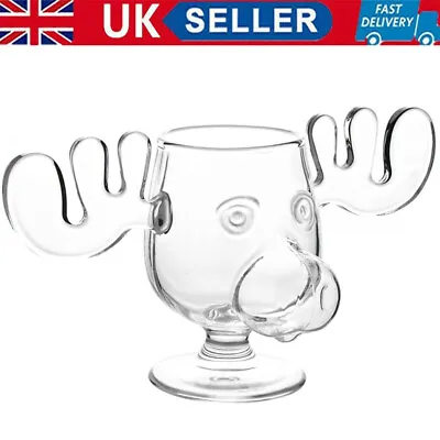 National Lampoon’s Christmas Vacation Glass Moose Cup Griswold Moose Mug 200ml • £16.55
