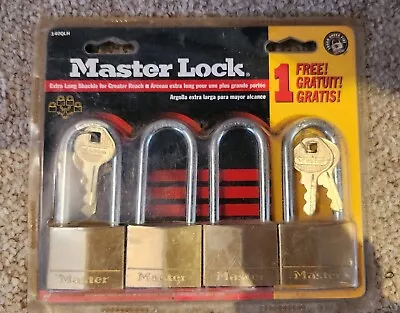 Master Lock 140QLH Solid Brass Keyed-Alike Wide Padlock 1-9/16 In. New • $16.99