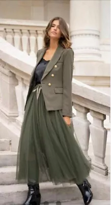 £39.99 • Buy New Billi Tulle Net Evening Party Casual Skirt Dress One Size Fits Uk 10 - 14