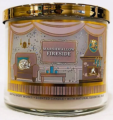 1 Bath & Body Works MARSHMALLOW FIRESIDE Large Scented 3-Wick Candle 14.5 Oz • $23.74