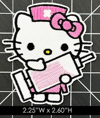 Hello Kitty Nurse Embroidered Iron On Patch • $4.75