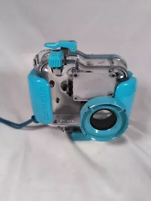 Olympus Pt-012 Waterproof Camera Case Holder Blue C40z • $28.49