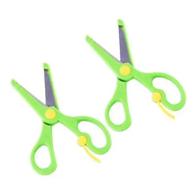 £5.81 • Buy 2PCS Children Scissors Right&Left Handed Safety Scissors 5.31inch School Art