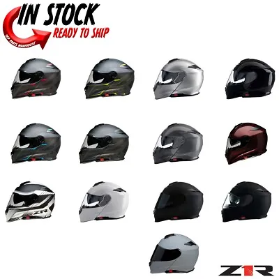 2024 Z1r Solaris Modular Helmet Motorcycle - Pick Size & Color • $149.95