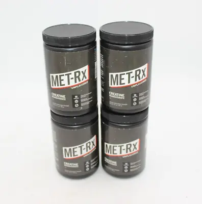 Lot Of 4 Met-Rx Creatine Monohydrate Unflavored Powder  Expires 6/2025 Meal • $43.53