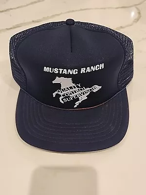 Vintage Retro Mustang Ranch Quality Control Supervisor Hat • $19.99