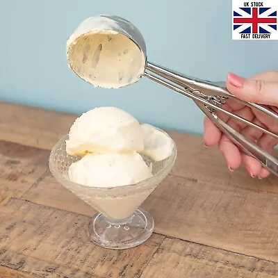 New 6CM ICE CREAM SCOOP STAINLESS STEEL MASH POTATO ICE CREAM SPOON BALL SCOOPER • £5.89