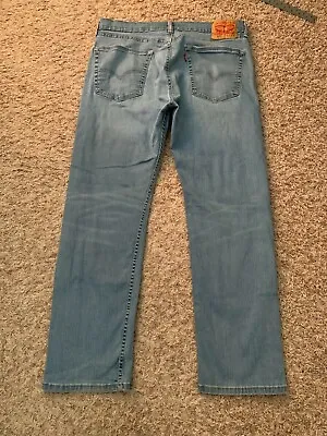 EUC Levi's 505 Regular Straight Jeans Mens Tag=36x30 (MEASURED 36x29.5) (6829) • $18.99