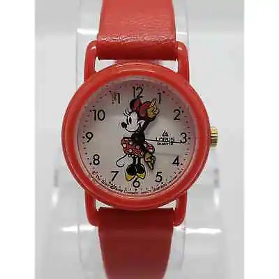 Lorus Disney Red Minnie Mouse Watch. V811-0070 ZO • $337.07