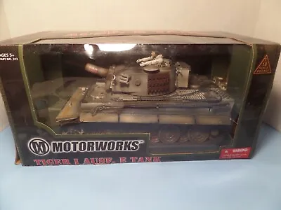 Rare Motorworks Diecast 1/18 Winter German Tiger I Ausf. E Tank #313 • $240