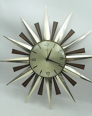 £139.99 • Buy Vintage METAMEC  Starburst/Sunburst Wall Clock**