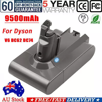 9500mAh For Dyson Replacement Battery V6 Animal DC58 DC59 DC61 DC62 SV04 SV03 • $30.99