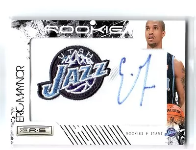 NBA Eric Maynor 2009-10 Panini Utah Jazz VCU Autograph Rookie Card SN 295/369 • $10.39