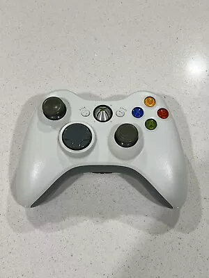 Genuine White Xbox 360 Controller - Wireless - Perfect Working Condition • $29.99